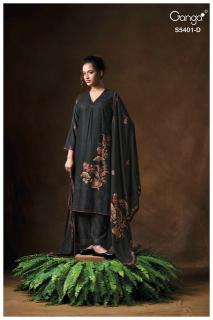 Ganga megan 5401 wholesale dress material market in thane